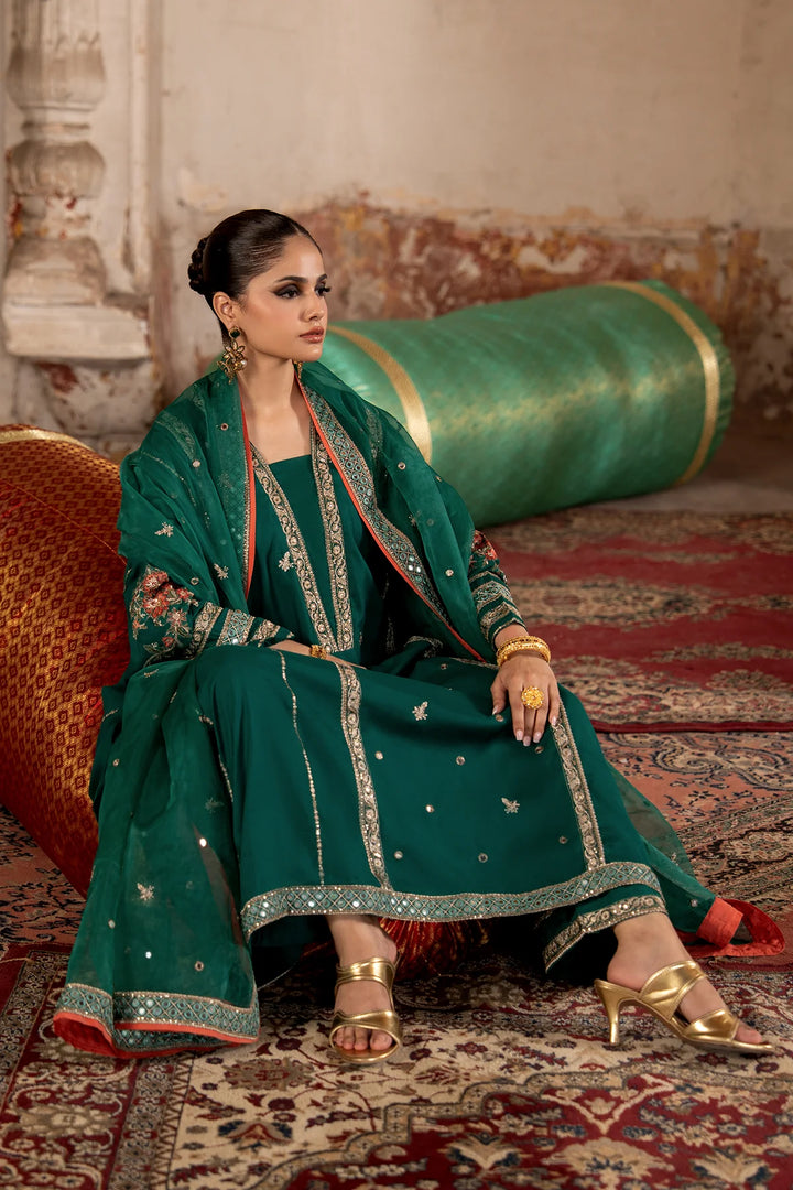 Embroidered Raw Silk | CMA-6-388