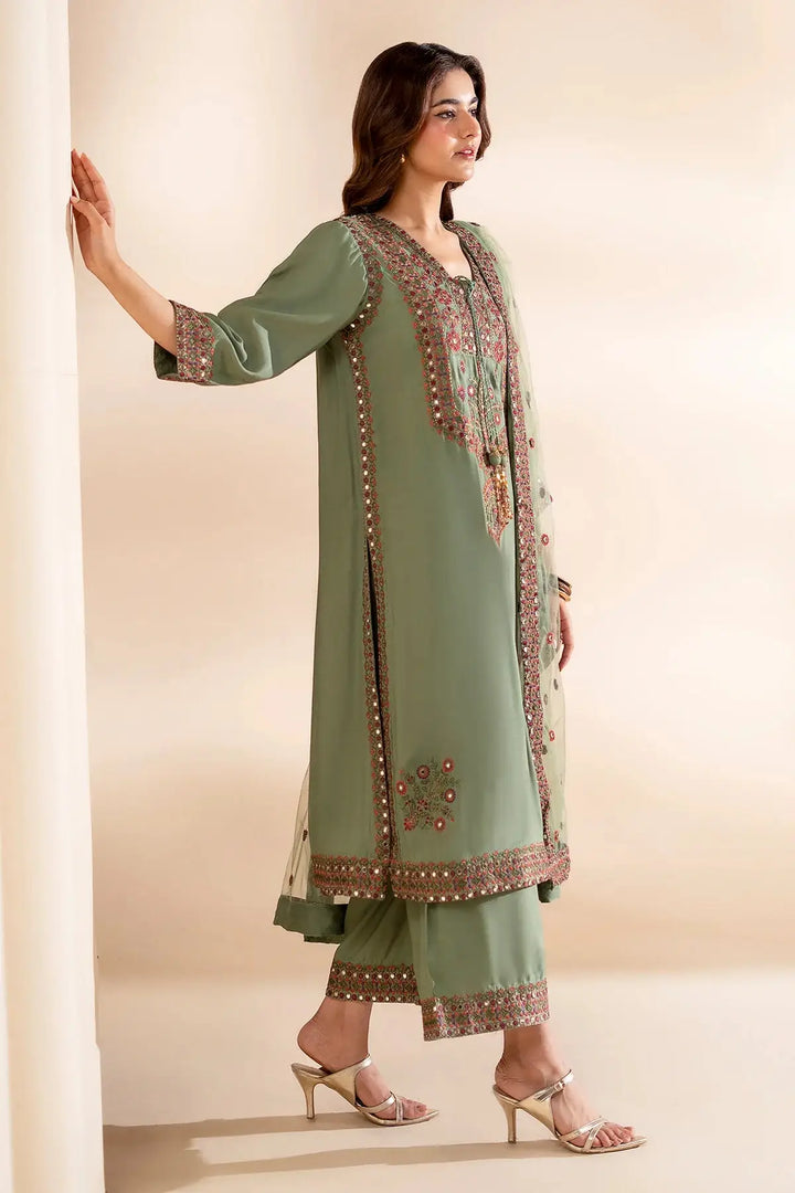 3-PC Stitched Embroidered | CMA-6-369