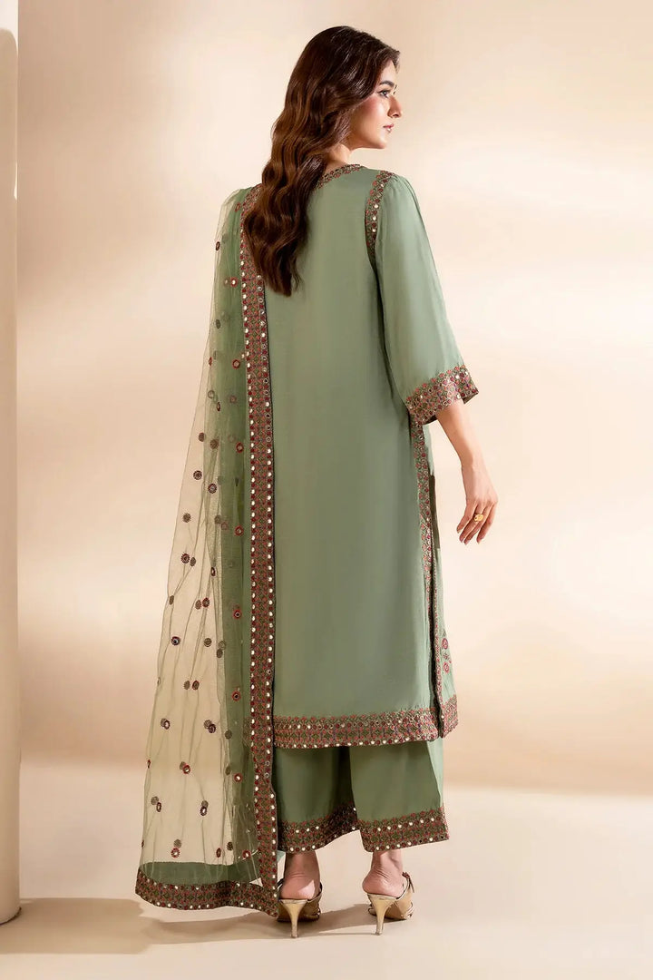 3-PC Stitched Embroidered | CMA-6-369