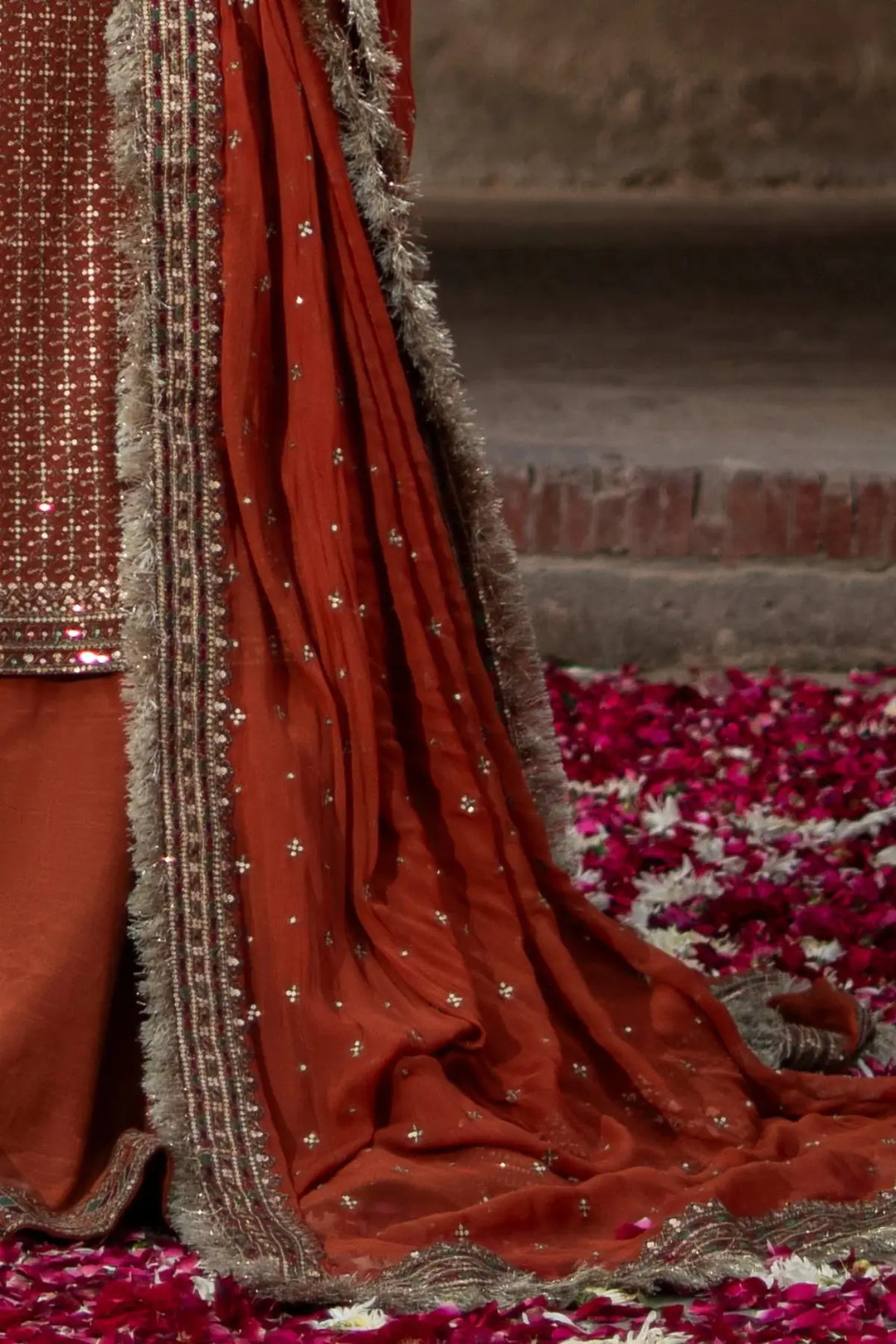 3-PC Embroidered Chiffon Suit | CMA-6-222-34