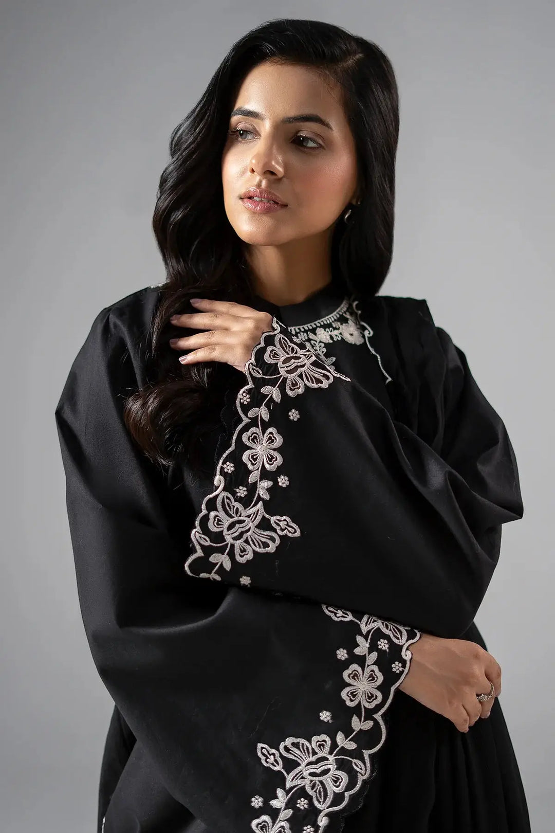 3-PC Stitched Embroidered Cotton  | CNP-6-259-10