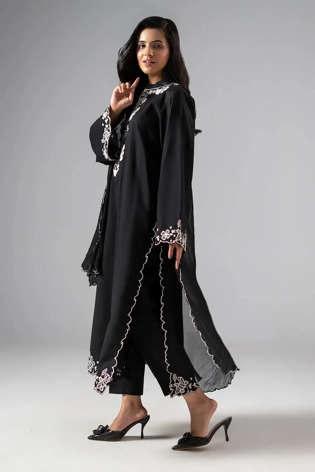 3-PC Stitched Embroidered Cotton  | CNP-6-259-10