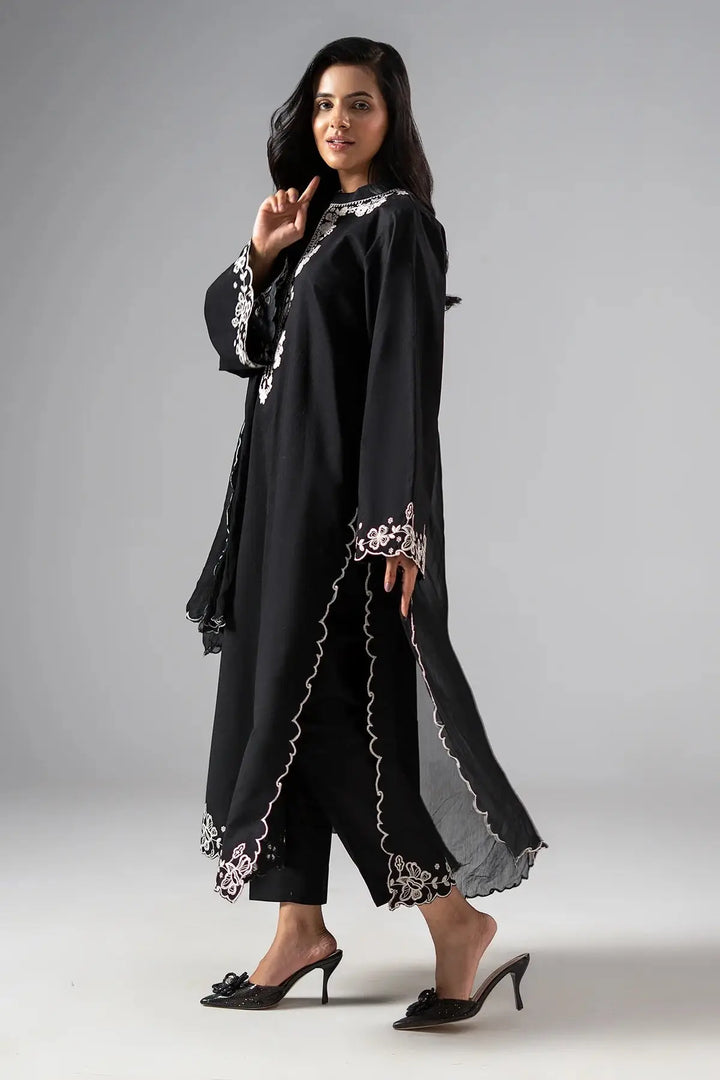 3-PC Stitched Embroidered Cotton  | CNP-6-259-10