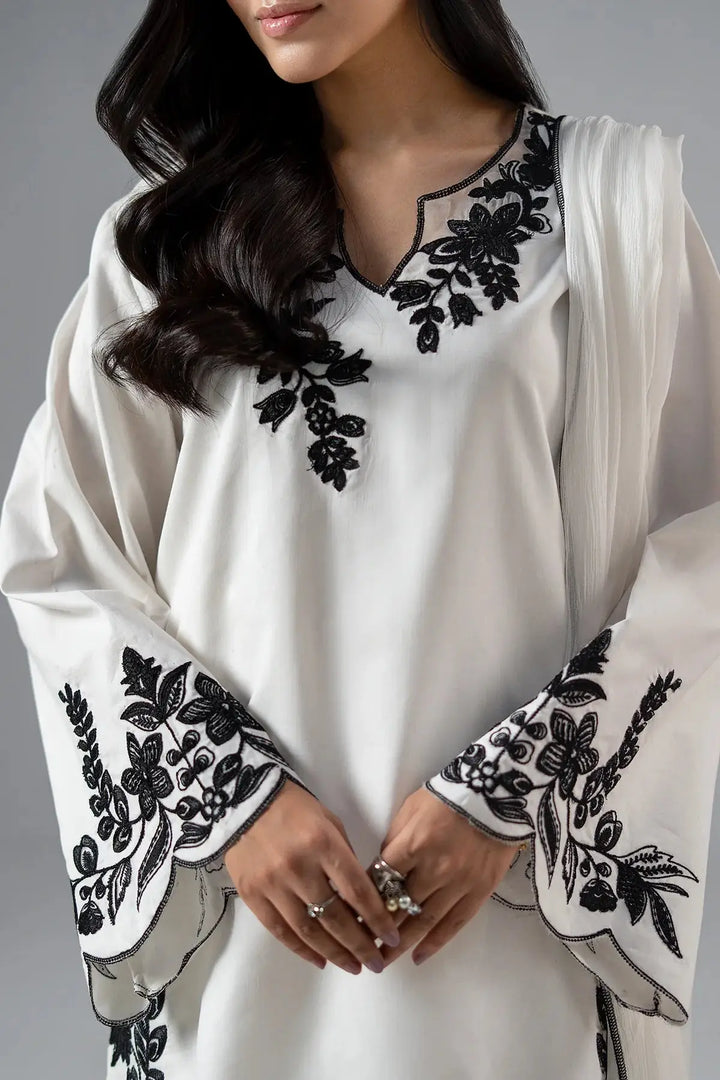 3-PC Stitched Embroidered Cotton | CNP-6-261-95