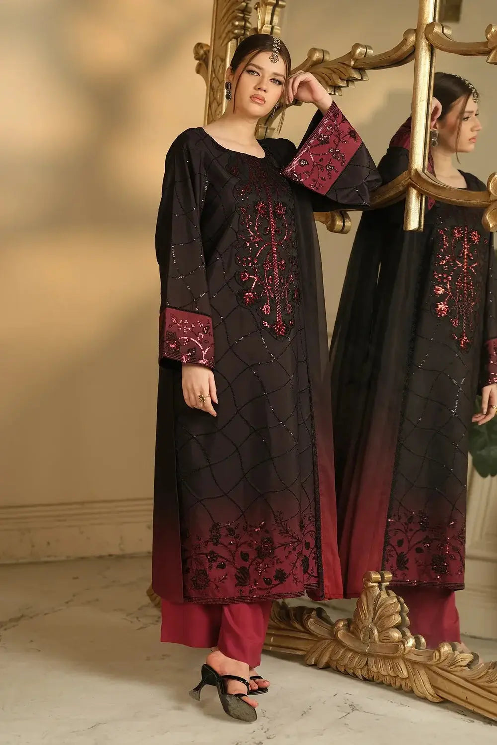 RANGREZA HEER BLACK | HR 466
