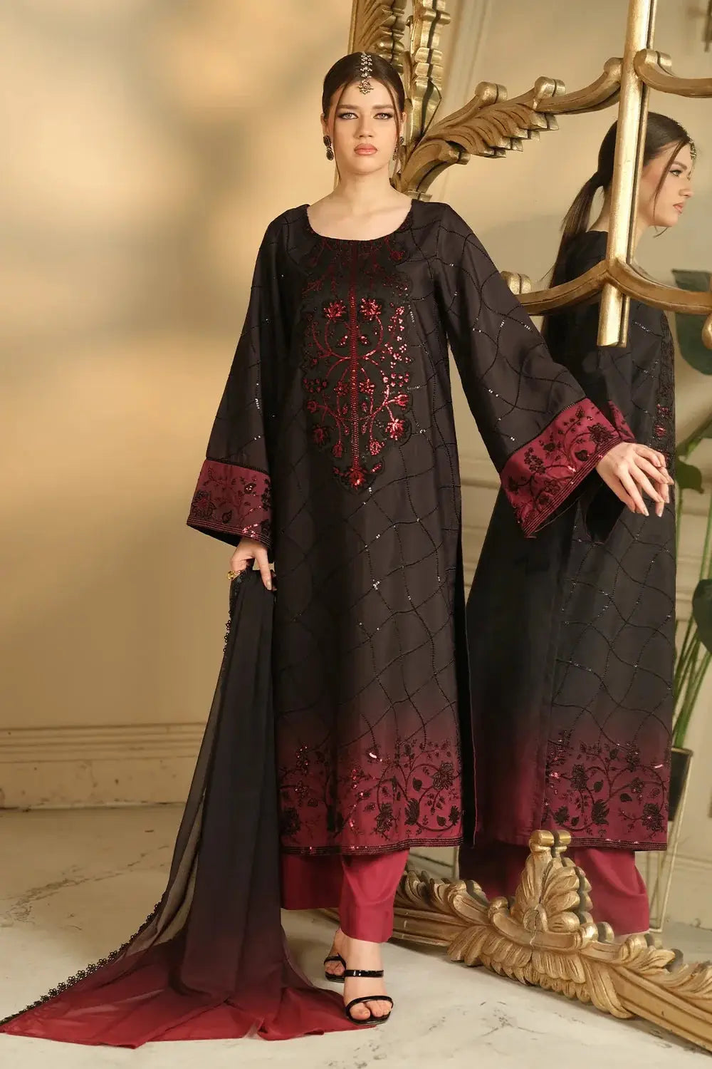 RANGREZA HEER BLACK | HR 466