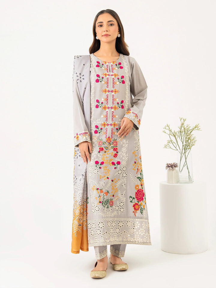 LIMELIGHT 3 Piece Lawn Suit-Embroidered (Pret) | P9686SU-11