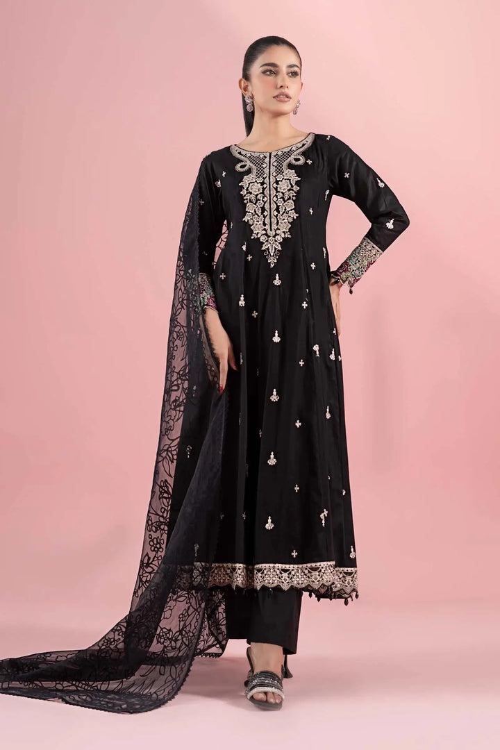 3 Piece Embroidered Lawn Suit | DW-EA25-08