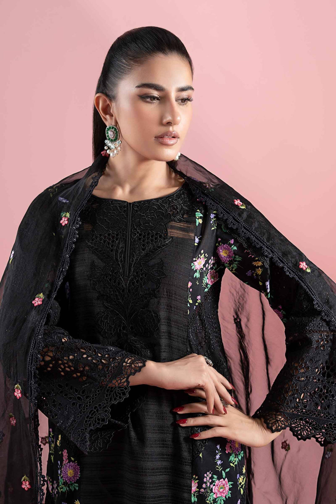 3 Piece Embroidered Lawn Suit | DW-EA25-79