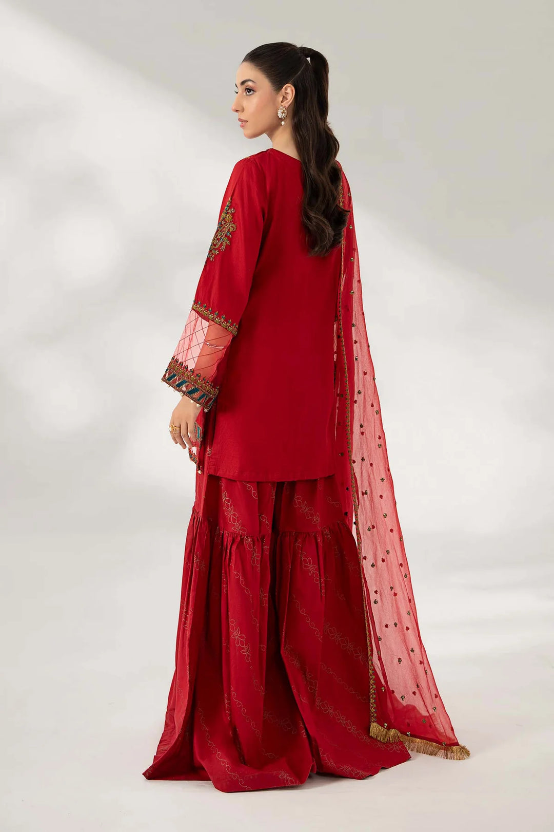 MARIA B 3 Piece Embroidered Lawn Suit | DW-EF22-01R1-19