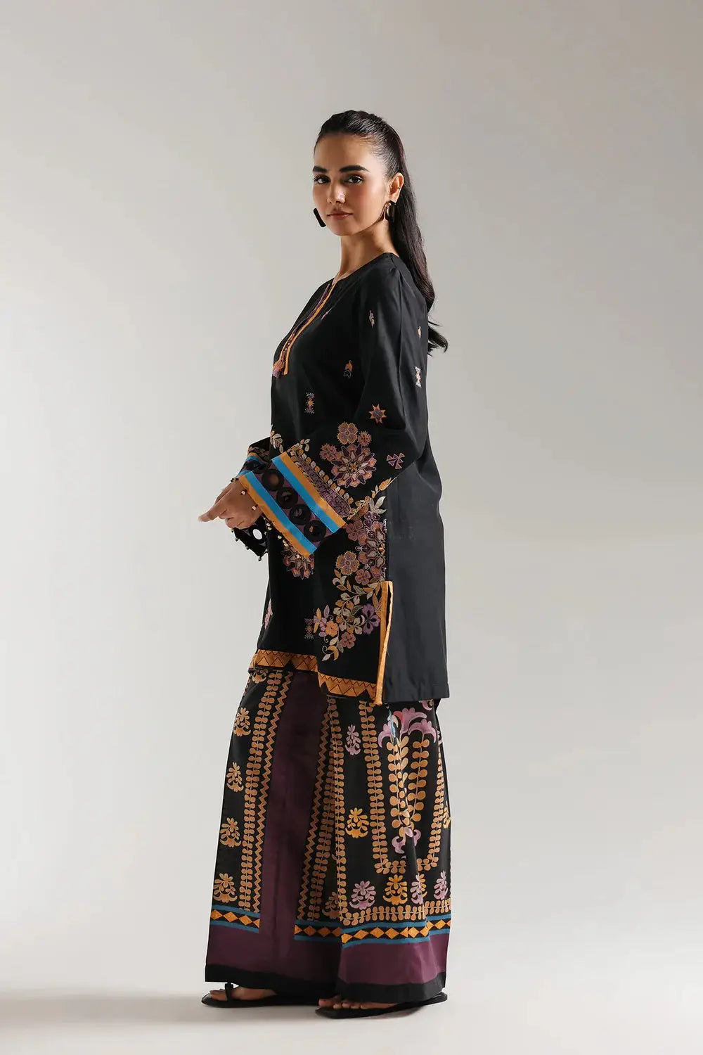 embroidered dress ethnic Tehuacan Corto Dress