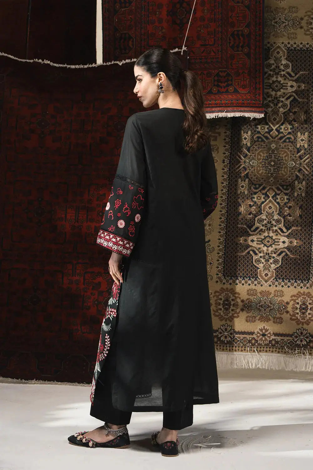 Ethnic 2 Piece Suit - Ethnic Wear | Embroidered Shirt & Trouser Ethnic 2 Piece Suit - Ethnic Wear | Embroidered Shirt & Trouser