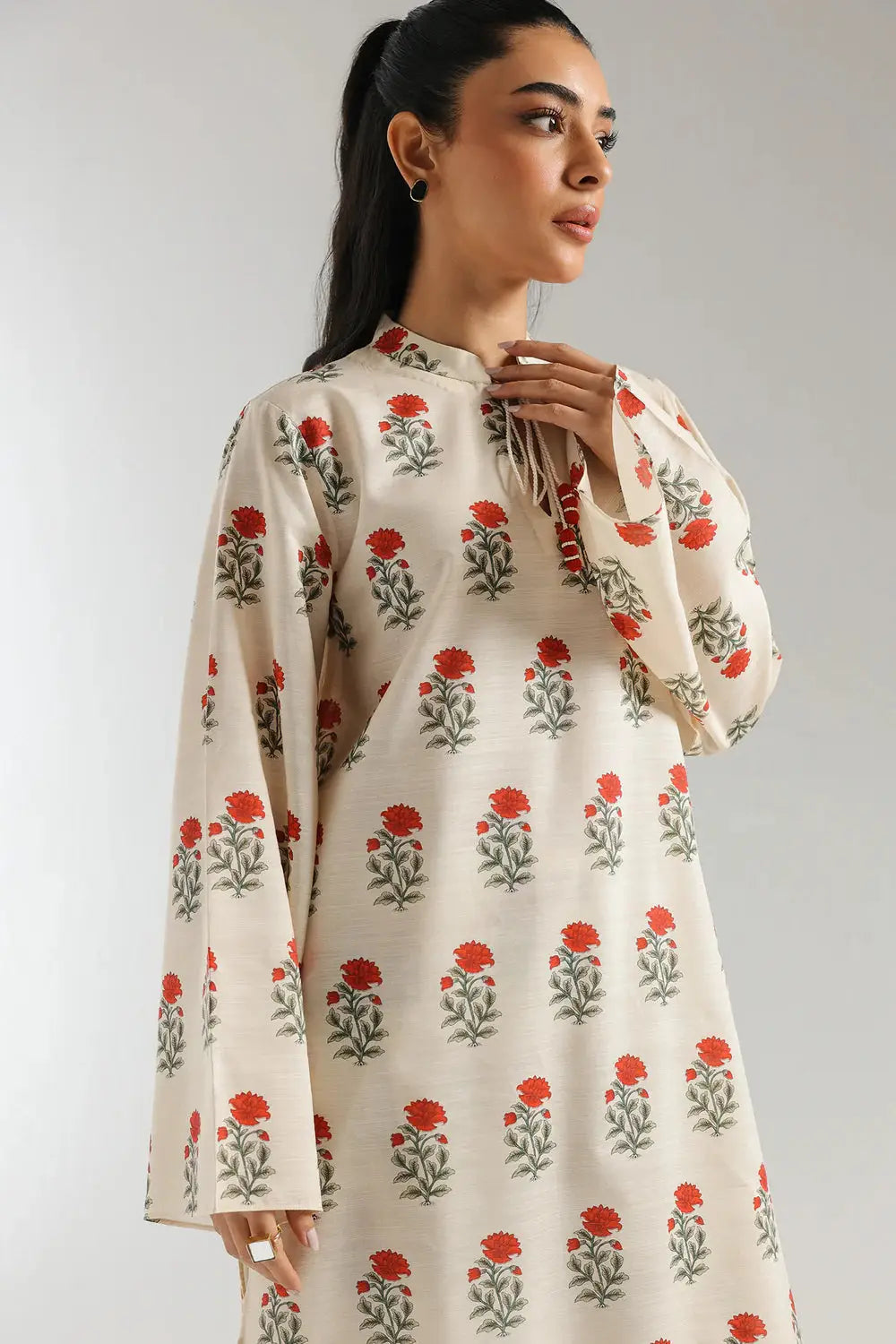 ETHNIC 2 PIECE PRINTED - ethnic dress | Shirt & Shalwar Combo  Rangreza