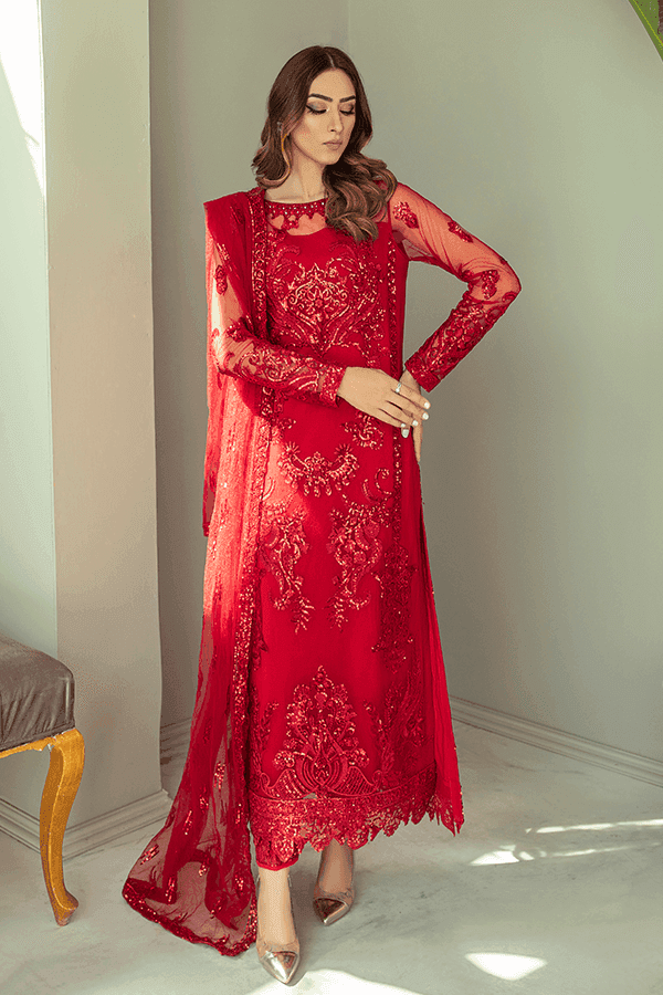 Bridal in Pakistan Imrozia Premium Red suit I 132 RANGREZA USA