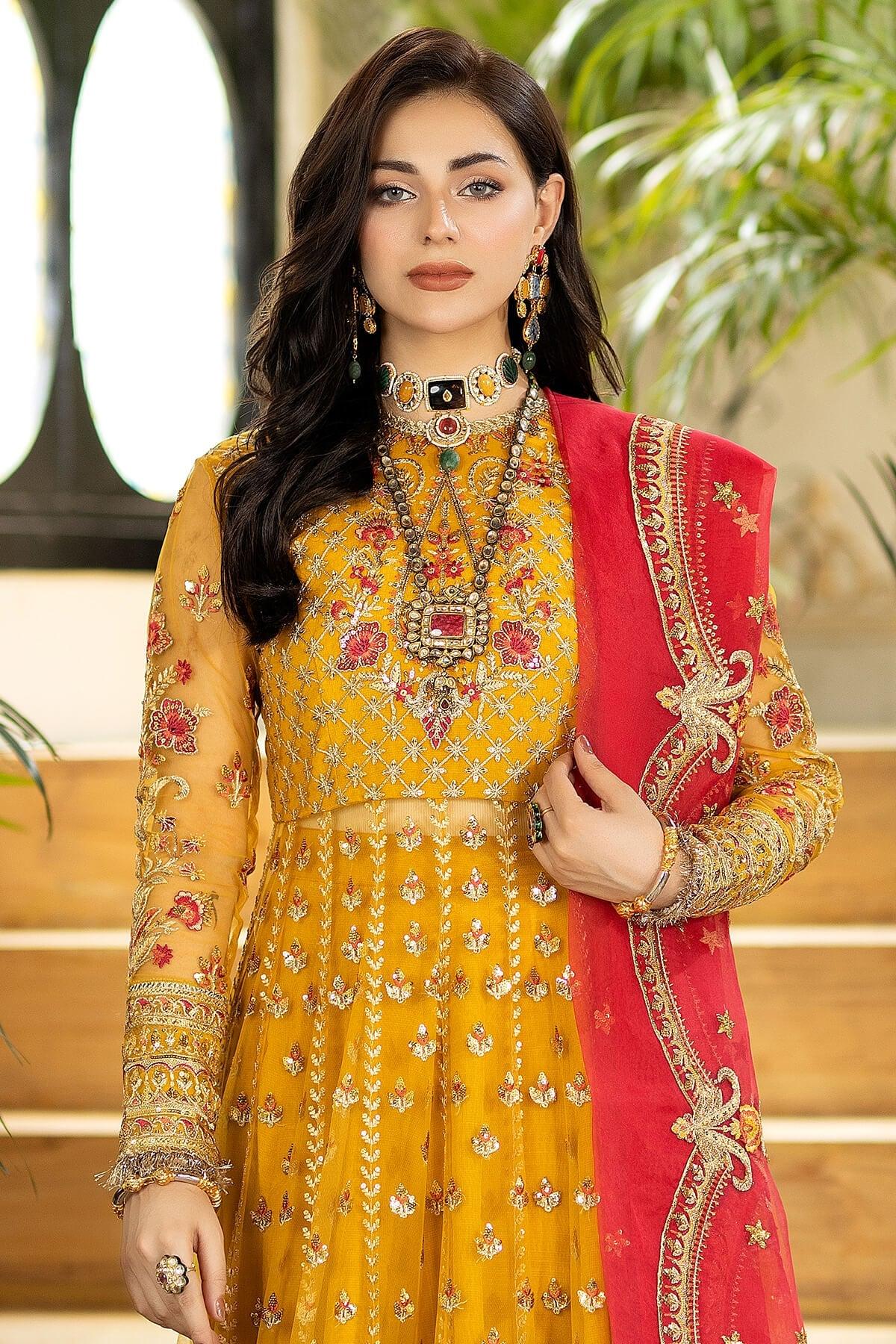 Yellow designer dresses on sale shop