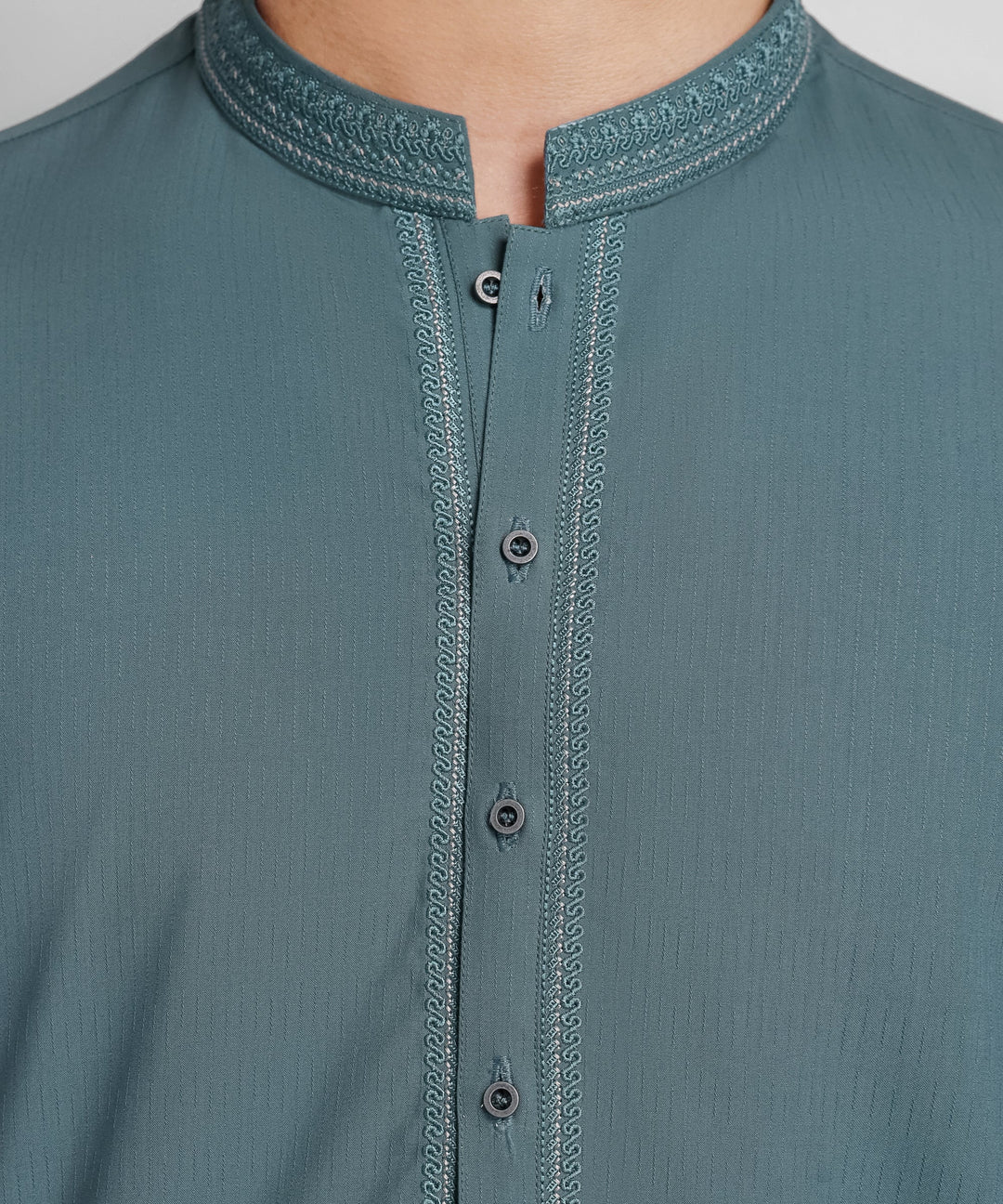 J. Cadet Blue Semi-Formal Kameez Shalwar – JTKSA42170