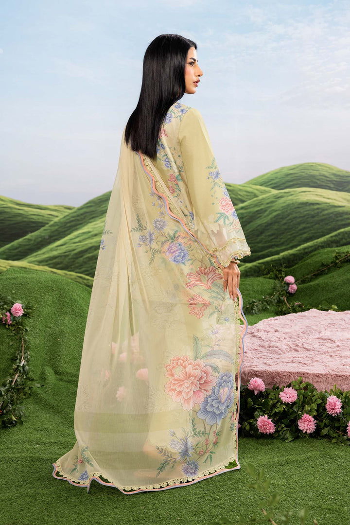3 Pc stitched Embroidered Lawn Suit | MB-CUSV14-11A-08