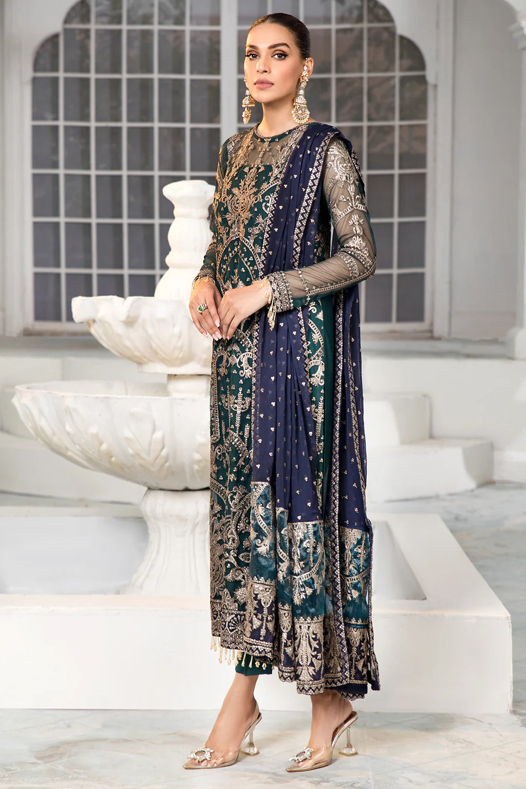 RANGREZA Luxury Pret Buy Pakistani Dresses | MEADOW