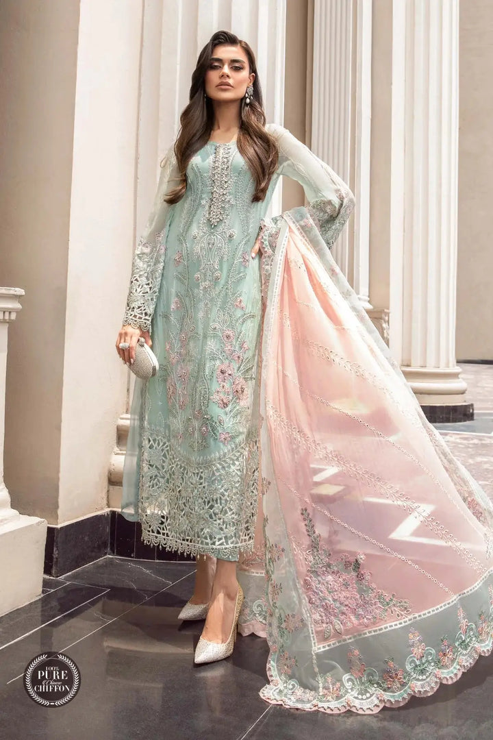 RANGREZA RANGREZA | RR-3811-15 CLOTHING RANGREZA USA 7327625425 United States M Green Chiffon M / Green / Chiffon