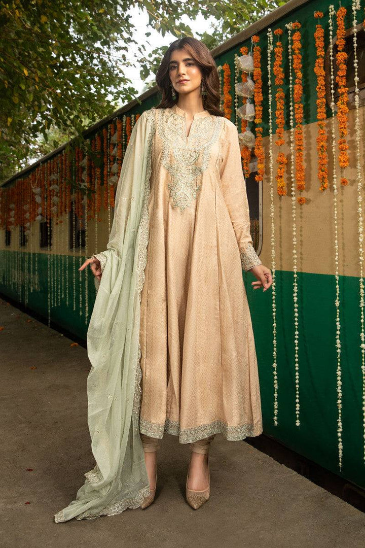 MARIA.B Kalidar Frock Suit | DW-W22-08-Rangreza Outlet