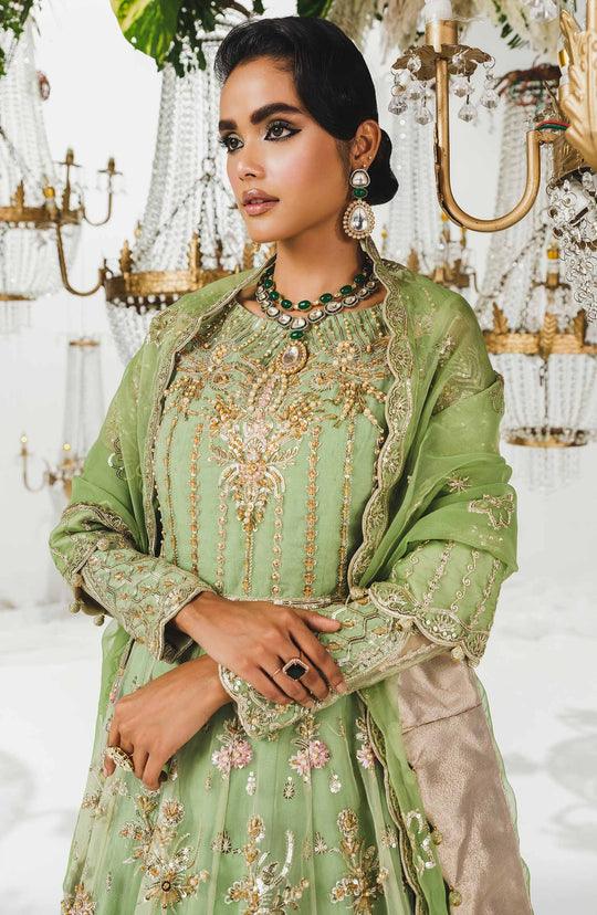 slim fit dress slacks Dark Green Gold Jacquard Satin Mother of Bride Dress