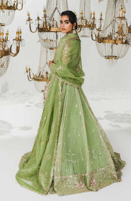 Maryum N Maria Formal Green Maxi Wedding Dress | MBM-0041-Rangreza Outlet