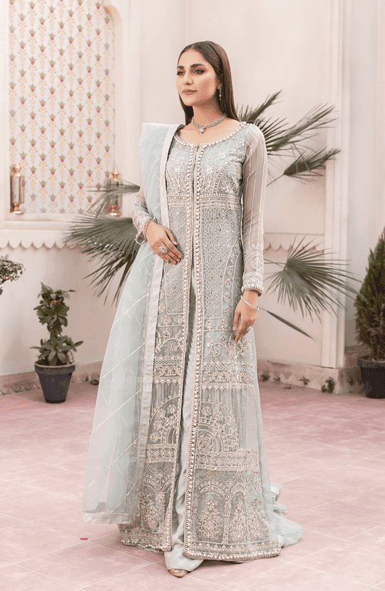Maryum N Maria Formal Embroidered Long Dress | MFG-0028-Rangreza Outlet