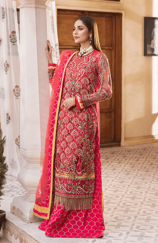 Maryum N Maria Formal Long Suit Sharara Set| MFD-0095-Rangreza Outlet