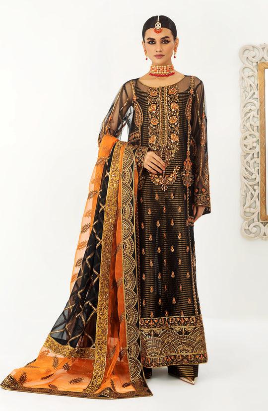 green emerald velvet dress Black Pakistani Maxi Dress - Afrozeh La Fuchsia Formals '23