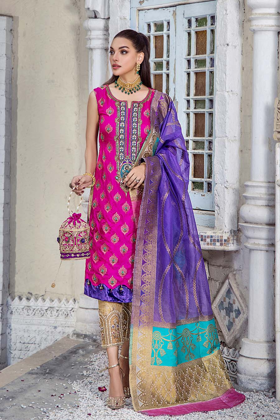 KHUDA BAKSH Formal Wear Pakistani Dress | RP-248-18