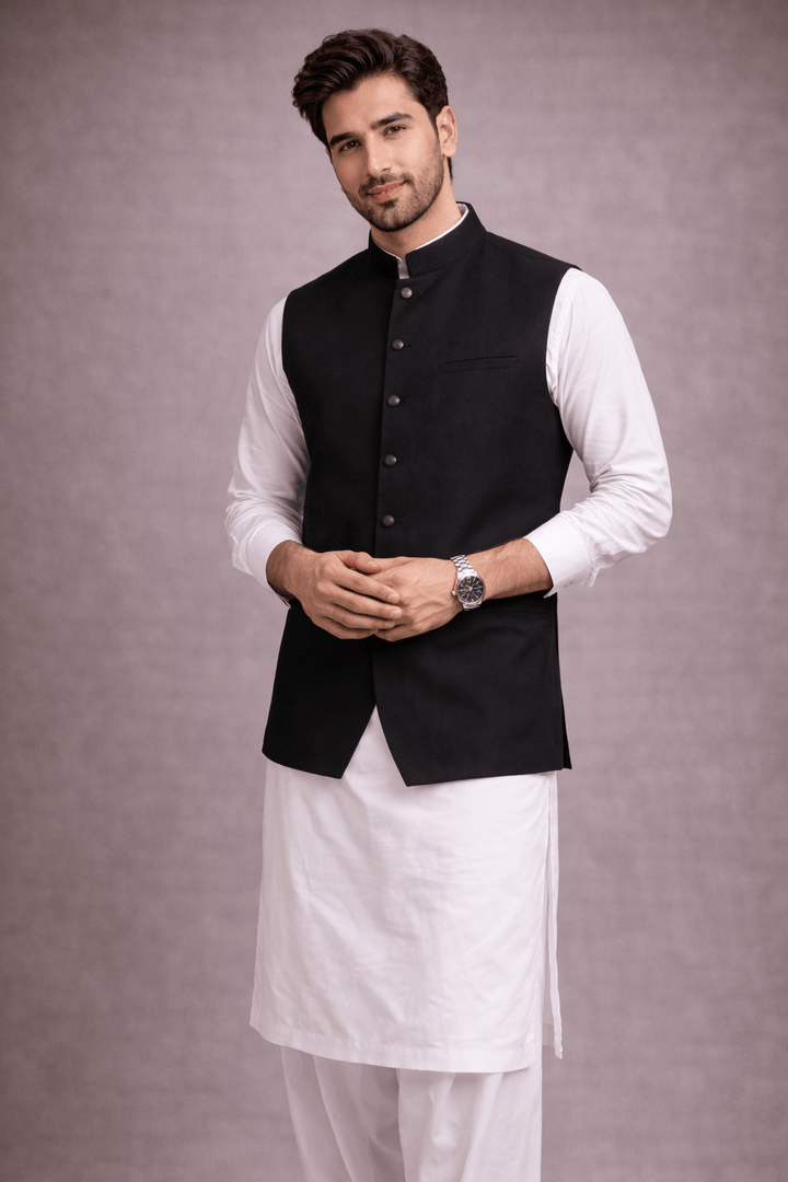 J. BLACK BLENDED WAISTCOAT | JJVC-A-33763-09