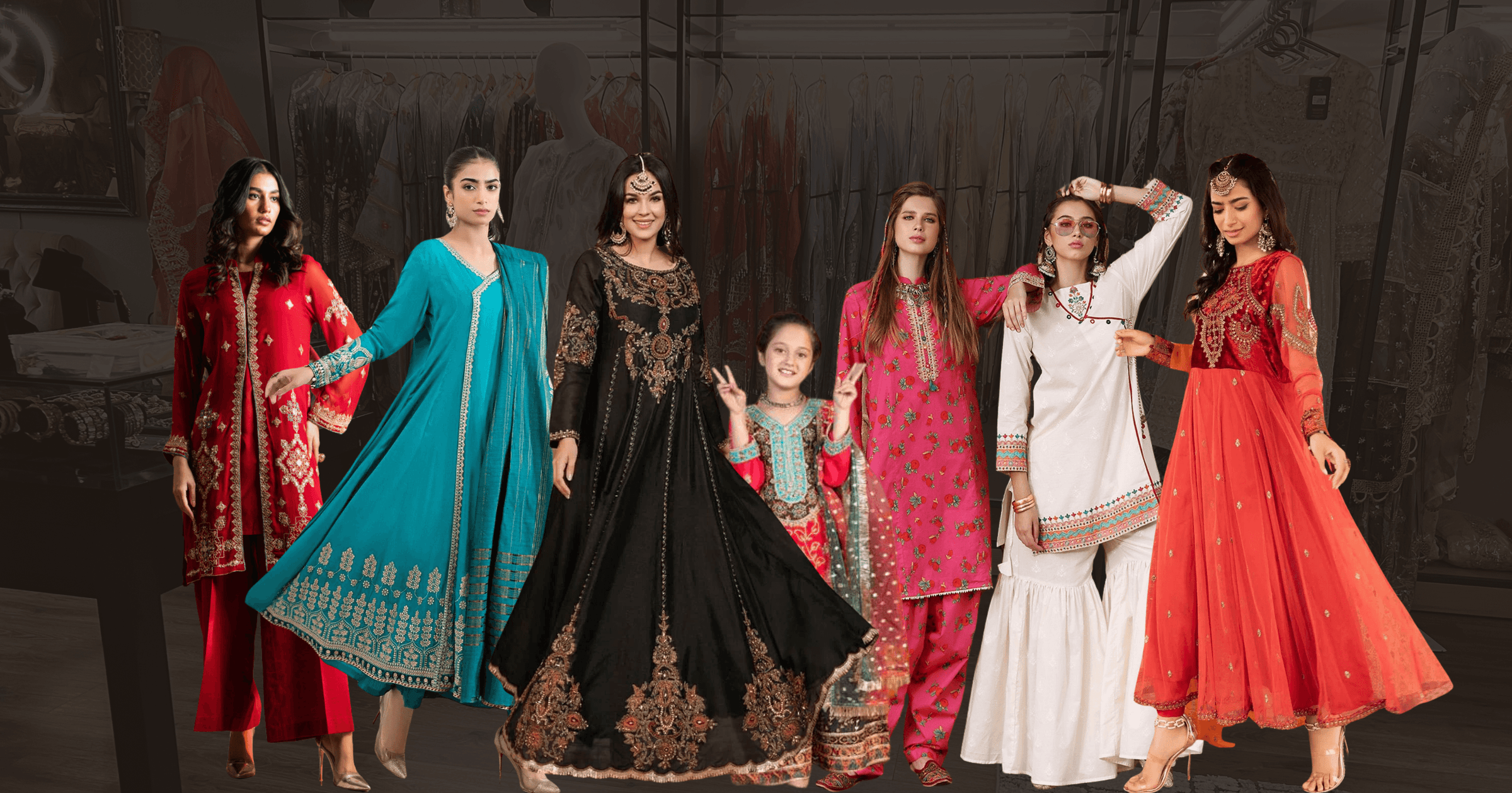 Pakistani Brands clothing store in NJ USA Rangreza Outlet