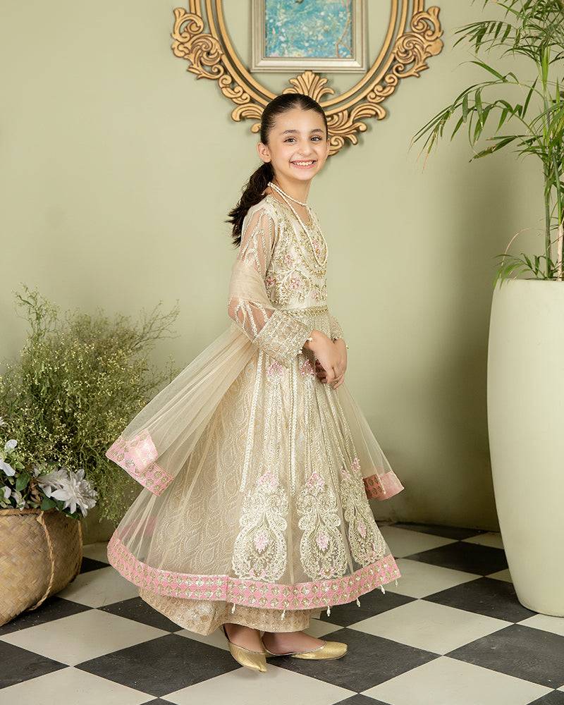 RANGREZA Rangreza Pakistani maxi Off white dress | RR-57 RANGREZA Rangreza Pakistani maxi Off white dress | RR-57