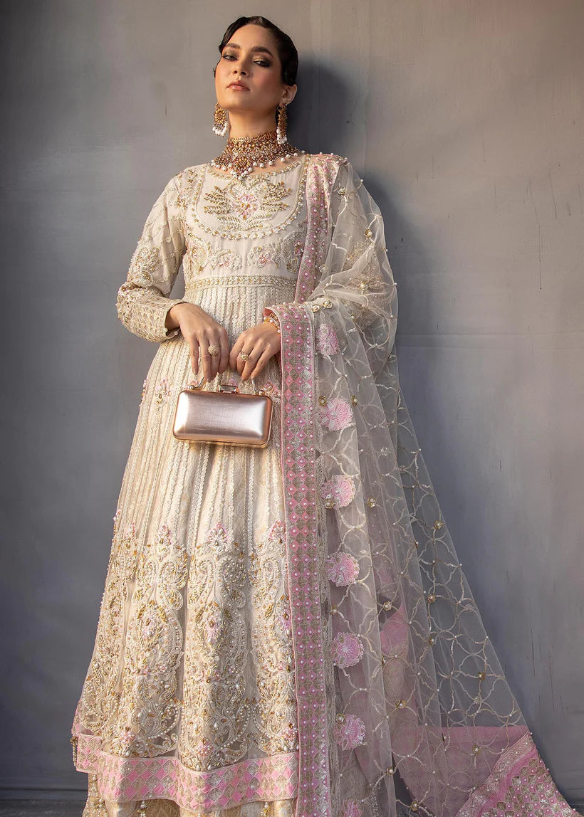 RR-8801 Net Embroidered Maxi Set Elegance in Every Stitch Rangreza