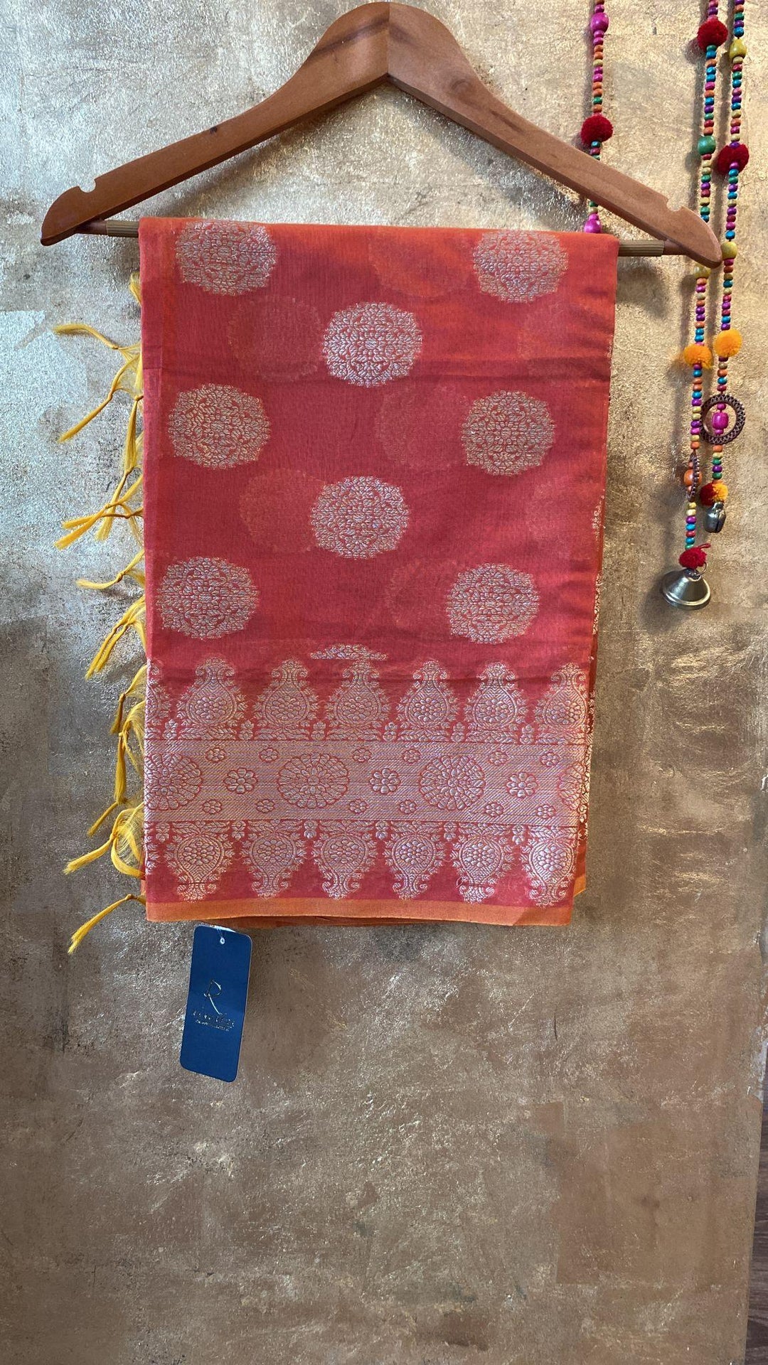 Rangreza Rr102 Woven Motif Design Dupatta Rangreza