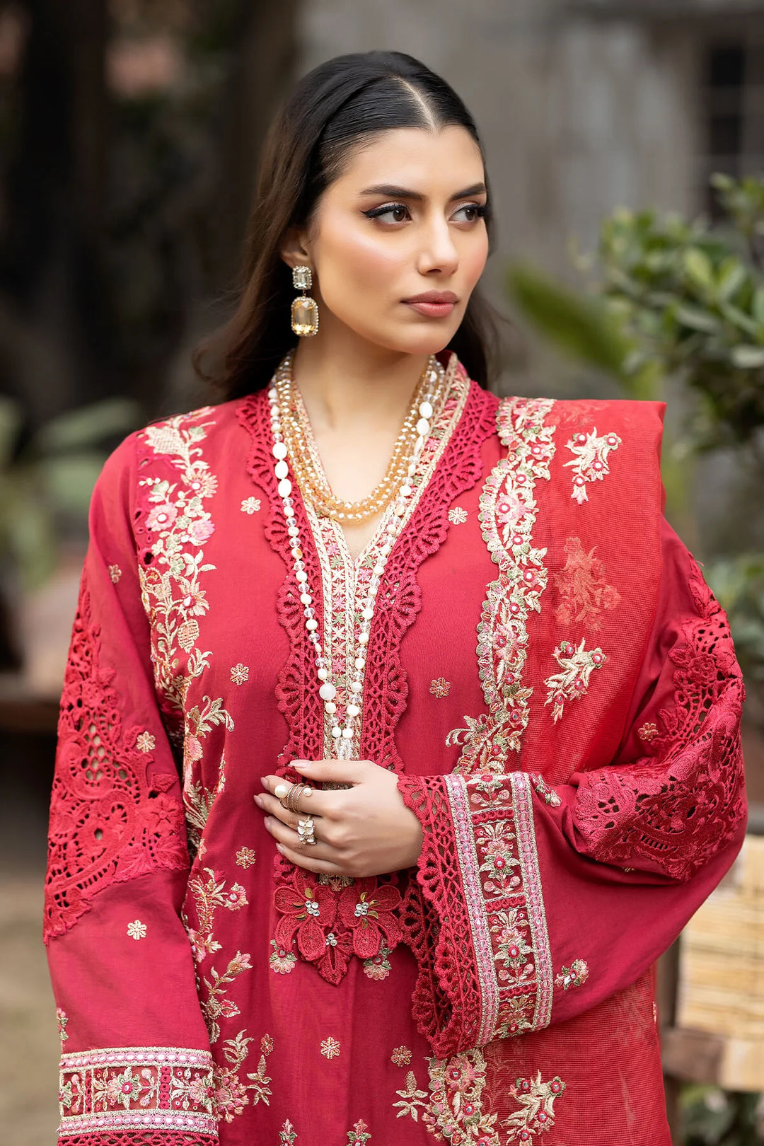 IMROZIA SAREEN Embroidered lawn Dress | SL 46 Amal