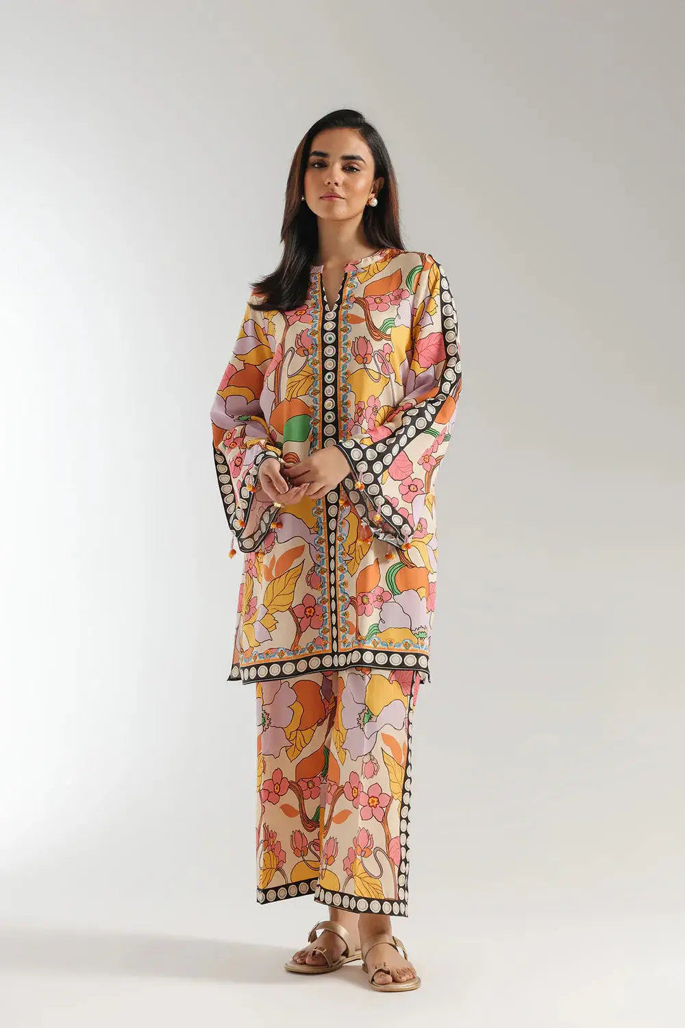 Ethnic Printed Suit - Ethnic Wear For Women's | Shirt