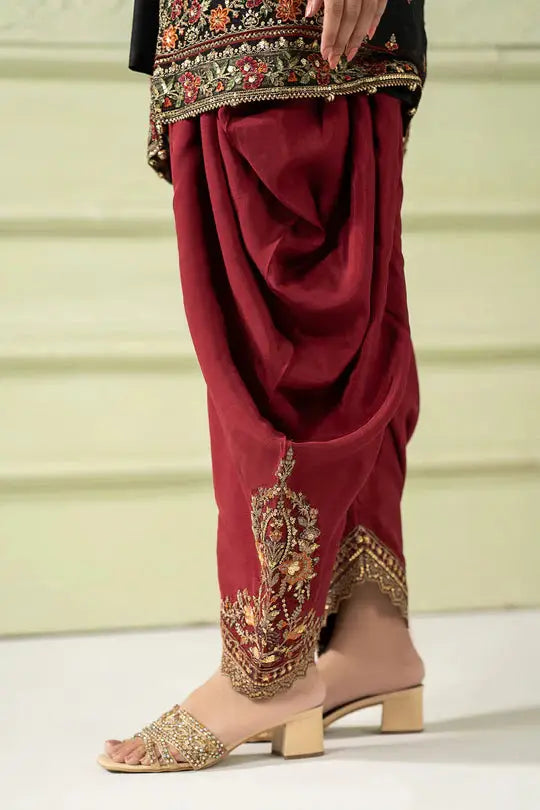 3 Piece Embroidered Organza Suit | SF-W25-56