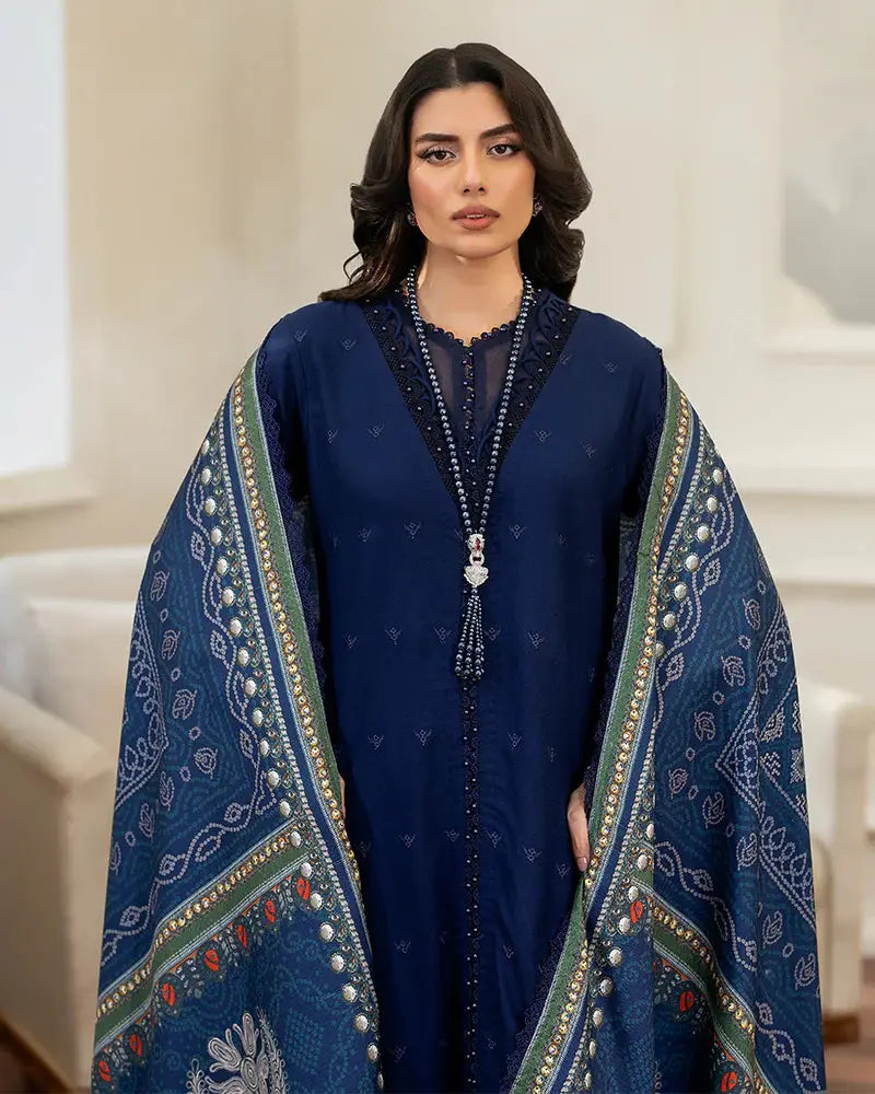 RANGREZA RANGREZA Dhanak Chikankari | DNK 42-07 CLOTHING RANGREZA USA 7327625425 United States M Blue Dhanak M / Blue / Dhanak L / Blue / Dhanak XL / Blue / Dhanak