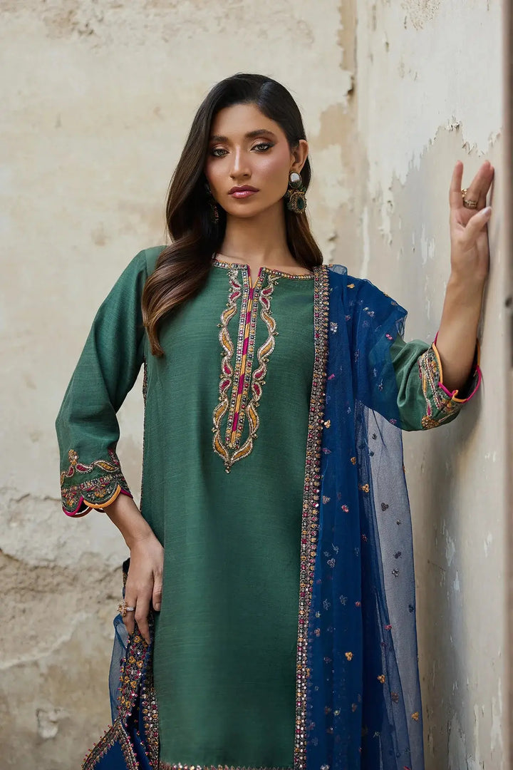 3-PC RAW SILK SUIT | CMA-6-195-15