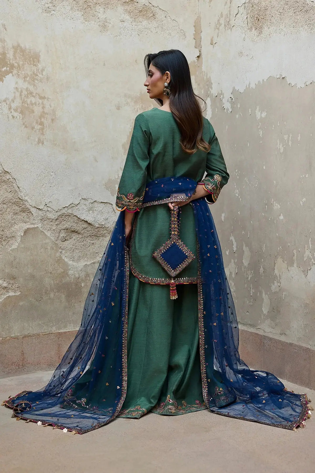 3-PC RAW SILK SUIT | CMA-6-195-15