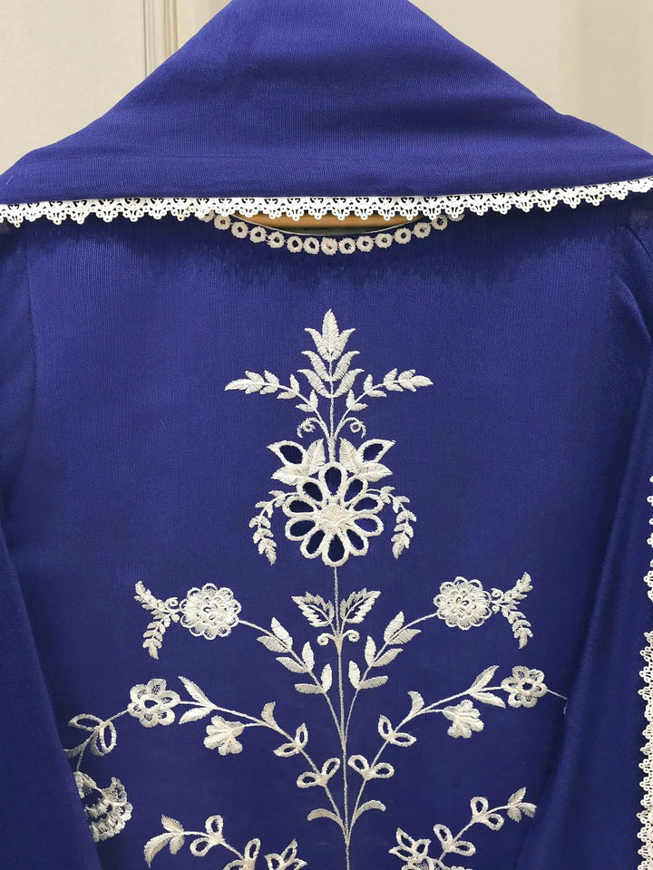 3 Piece Pure Embroidered Cotton Net Suit S112429-17