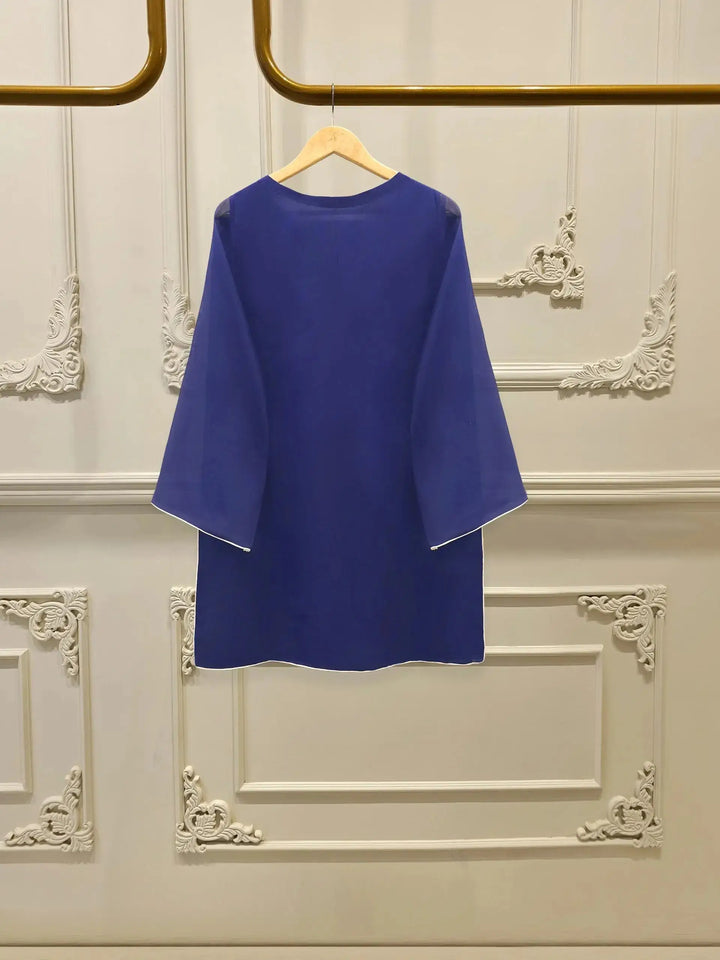 3 Piece Pure Embroidered Cotton Net Suit S112429-17