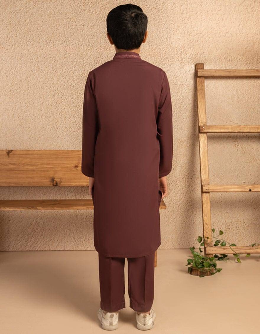 J. MAROON KURTA TROUSER | JCKP-A-39411-04