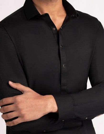 Front view of J. Black Casual Kameez Shalwar - Junaid Jamshed kurta showcasing button-down front and premium stitching for everyday elegance.