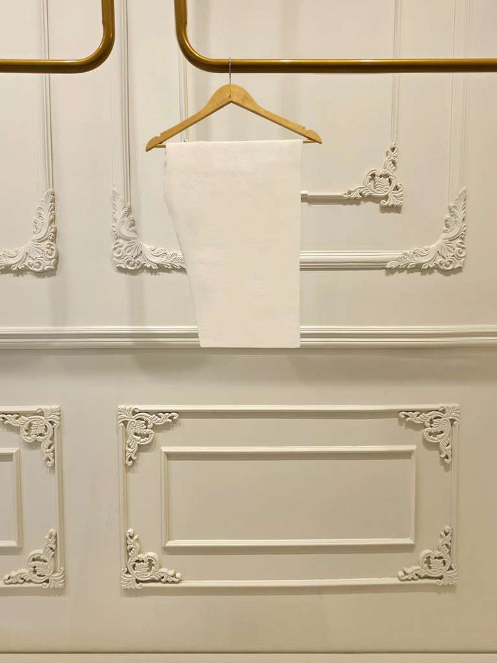 3 Piece Pure Embroidered Cotton Net Suit | S112837-18