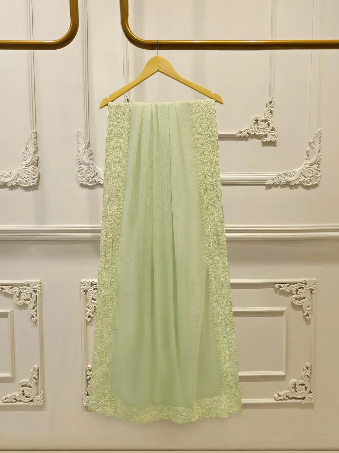 3 Piece Pure Embroidered Cotton Net Suit | S113610-15