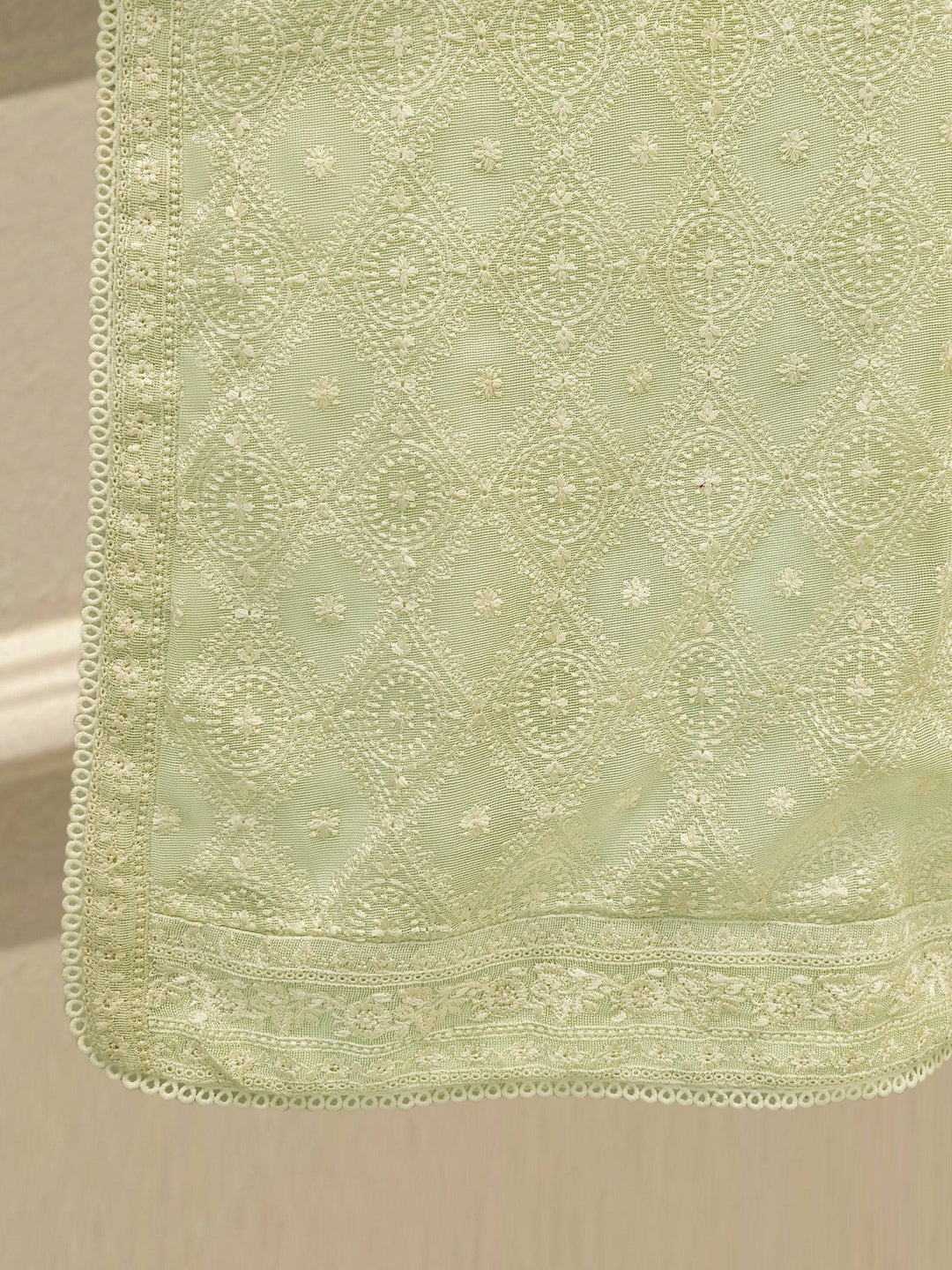 3 Piece Pure Embroidered Cotton Net Suit | S113610-15