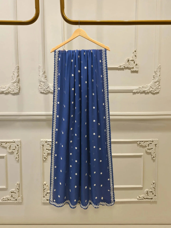 3 Piece Pure Embroidered Cotton Net Suit | S113912-20