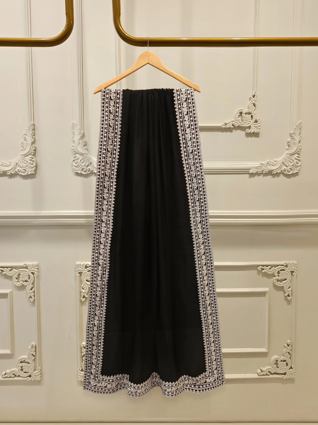 3 Piece Pure Embroidered Cotton Net Suit | S113920-15